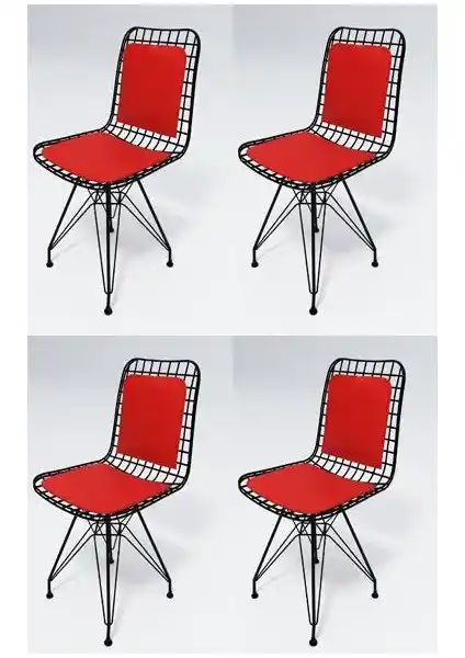 Kenz Life Knsz Kafes Tel Sandalye Modern ve Dayanıklı Oturma Çözümü