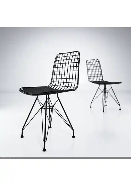 Kenz Life Knsz Kafes Tel Sandalyesi: Modern ve Dayanıklı Ofis ve Dış Mekan Mobilyası