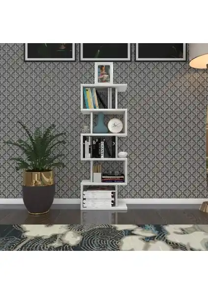 Kenzlife Kitaplık ve Raf: Estetik ve Fonksiyonelliği Bir Arada Sunan Modern Tasarım