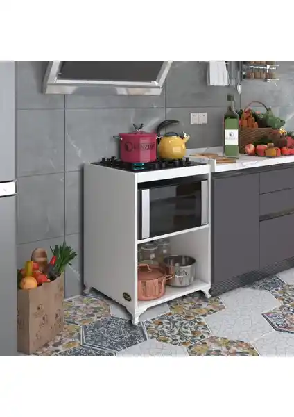 Kenzlux Kenzlife Figen Ocak Dolabı Modern ve Dayanıklı Mutfak Çözümü 85 cm yüksekliğinde