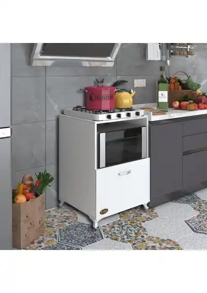 Kenzlux Kenzlife Ocak Dolabı Modern ve Fonksiyonel Mutfak Çözümü 85 cm Yükseklikte