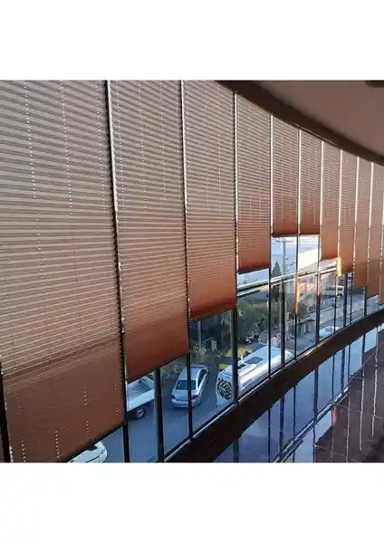 Kidmex Antrasit Plise Katlanır Cam Balkon Perdesi: Estetik ve Fonksiyonellik Sunan Modern Çözüm