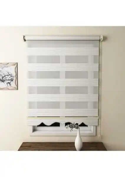 Kidmex İthal Bambu Ekru Stor Zebra Perde: Modern ve Fonksiyonel Tasarım Özellikleri