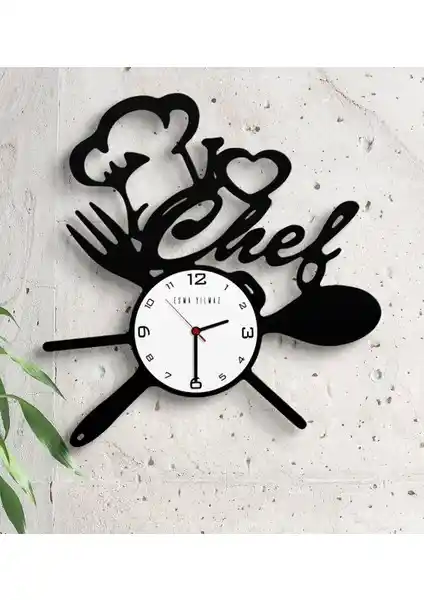 Kişiye Özel Ahşap Mutfak Duvar Saati Modern ve Şık Tasarım İle Öne Çıkıyor