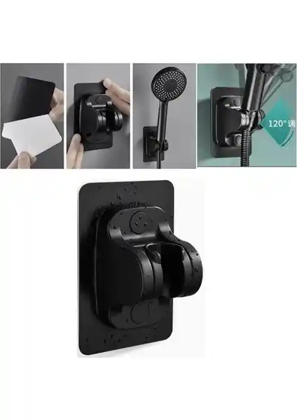 Kitchen Live Vantuzlu Duş Başlığı Tutucu: Dayanıklı ve Ayarlanabilir Pratik Banyo Aksesuarı