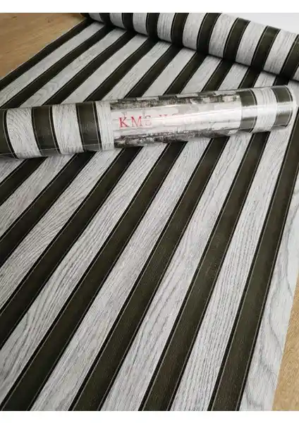 Kms Home Duvar Çıtası Görünümlü Silinebilir Duvar Kağıdı Modern ve Çevre Dostu Tasarım