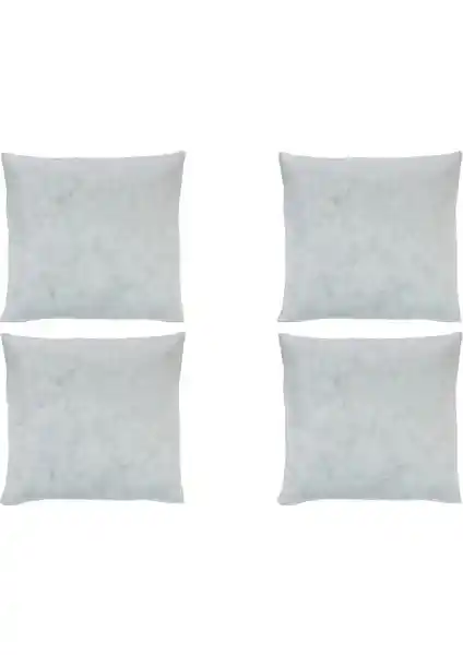 Konfor ve Şıklık Sunan 4'lü Boncuk Silikonlu Kırlent İç Yastık Seti