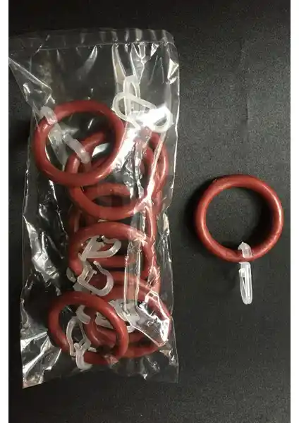 Konur Store Rustik Perde Halkası ve Klipsleri: Doğal ve Şık Ev Dekorasyonu Aksesuarları