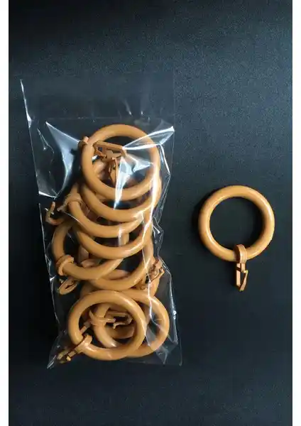 Konur Store Rustik Perde Halkası ve Klipsleri: Estetik ve Dayanıklı Perde Aksesuarları