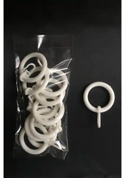 Konur Store Rustik Perde Halkası ve Klipsleri: Şık ve Dayanıklı Perde Aksesuarları