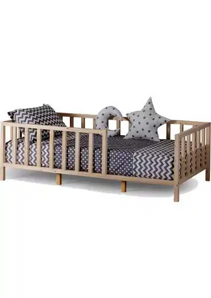 Köşk Mobilya Montessori Ahşap Çocuk Yatakları Güvenli ve Estetik Tasarım