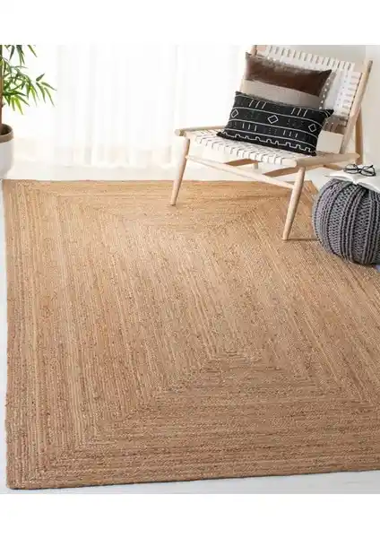 Koza Halı Natura El Dokuma Jüt Bohem Tarz Doğal ve Dayanıklı Halı Çeşitleri