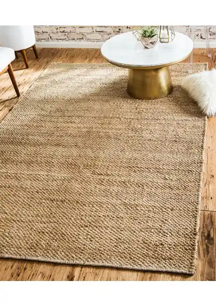 Koza Halı Natura El Dokuma Jüt Halı: Doğal ve Şık Tasarım Çözümü