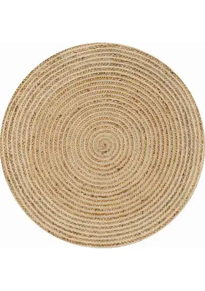 Koza Halı Natura Serisi Doğal Jüt El Dokuma Halı Modern ve Sürdürülebilir Tasarım