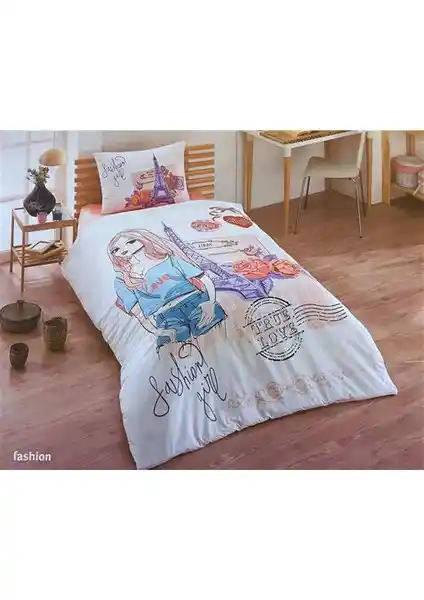 Kristal Fashion Tek Kişilik Genç Nevresim Takımı Modern ve Konforlu Uyku Deneyimi Sunar