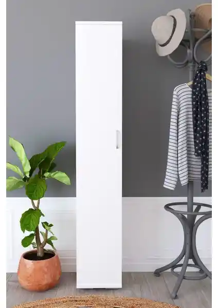 KZY 6 Bölmeli Çok Amaçlı Dolap Beyaz Modern Tasarım ve Fonksiyonellik İçin Uygun