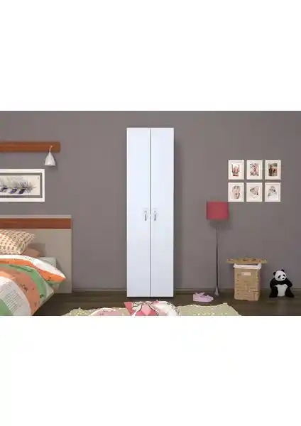 KZY 8 Raflı Dolap Beyaz: Modern ve Fonksiyonel Depolama Çözümü