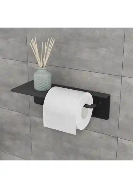 Lamizon Metal Raflı Tuvalet Kağıdı Askısı: Modern ve Dayanıklı Banyo Aksesuarı