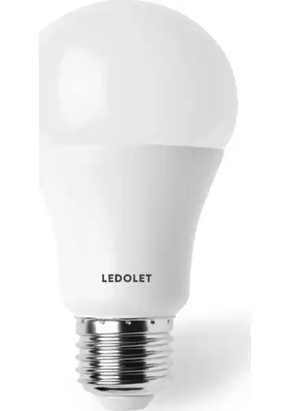 Ledolet 12W Beyaz LED Ampul: Enerji Tasarrufu ve Uzun Ömürlü Aydınlatma Çözümü