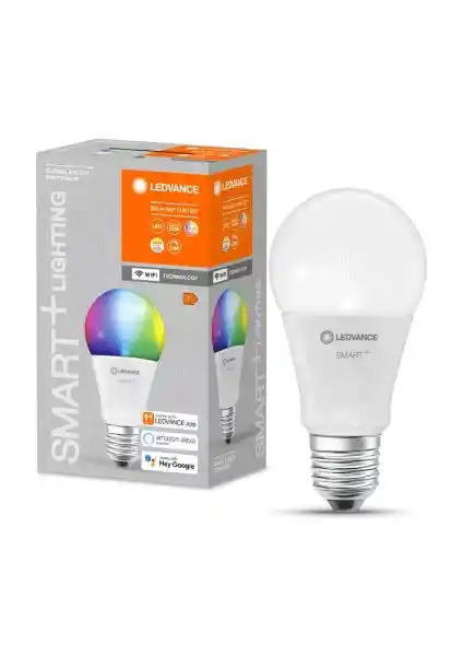 Ledvance Akıllı WiFi RGBW LED Ampul 9W Enerji Tasarruflu ve Uzaktan Kontrol Edilebilir