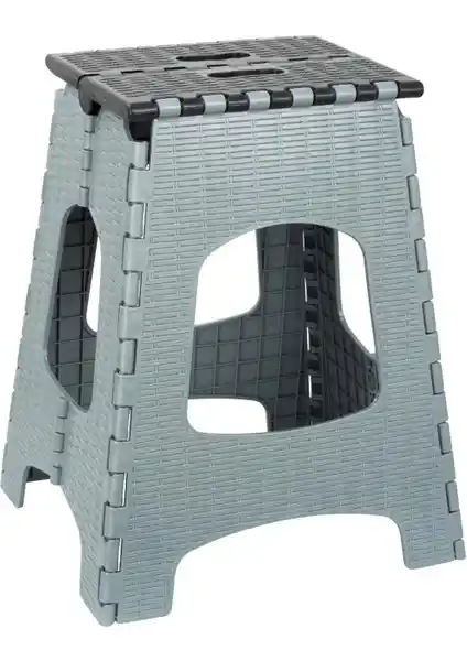 Lees Home Taşınabilir Katlanır Sandalye Büyük Boy Gri Pratik ve Çok Yönlü Kullanım için