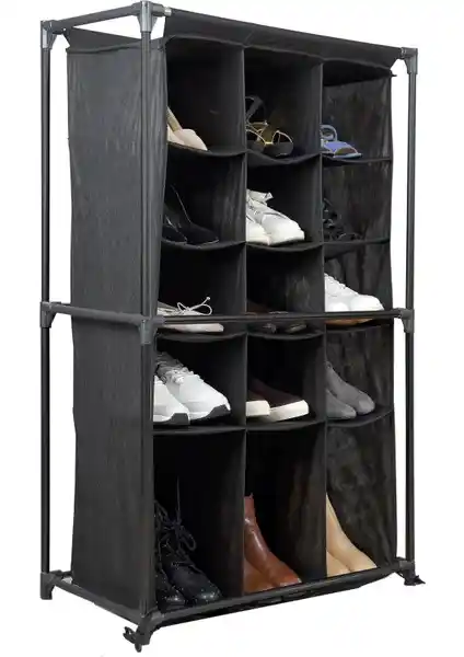 Lerato 15 Gözlü Bez Ayakkabı Dolabı: Çok Amaçlı ve Pratik Depolama Çözümü