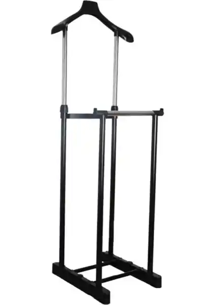 Lerato İkili Dilsiz Uşak Elbise Askısı: Modern ve Çok İşlevli Tasarım Çözümü