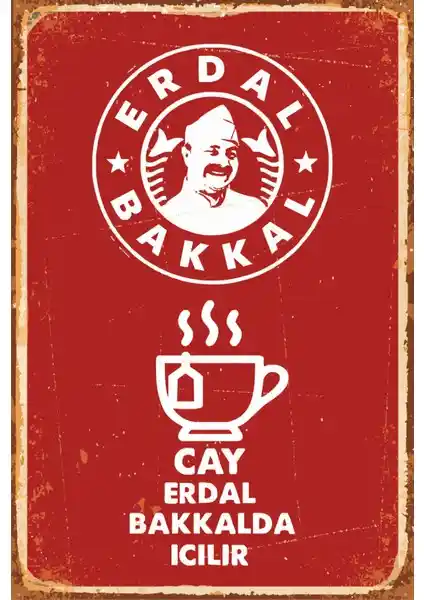 Leyla ile Mecnun ve Erdal Bakkal Temalı Vintage Ahşap Poster Dekoratif Ürünleri