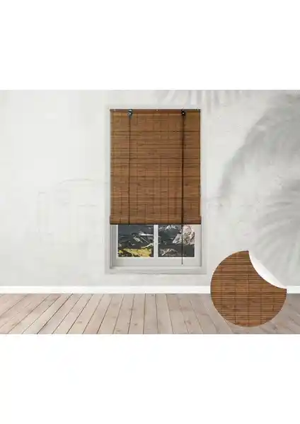 Linadora Bambu Stor Mokka 60x160 Doğal ve Estetik Çözüm İçin Uygun Perde Seçeneği