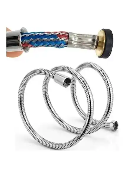 Lora Mix Çelik Örgülü Duş Hortumu: Dayanıklı ve Estetik Banyo Aksesuarı