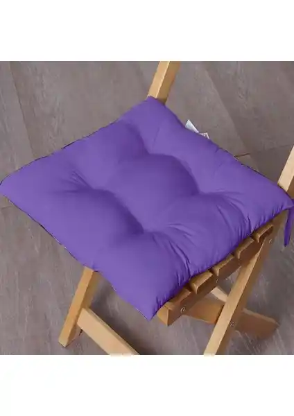 Lorien Özel Dikim Bağcıklı Pofuduk Sandalye Minderi: Şık ve Konforlu Oturma Deneyimi