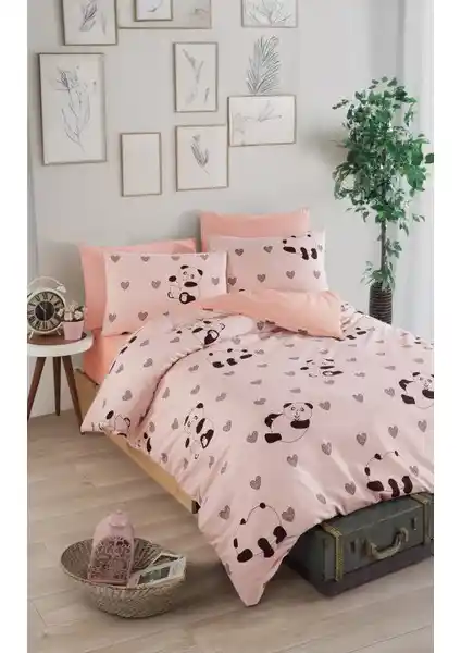 Loyal Home Ayıcık Temalı Tek Kişilik Nevresim Takımı Çocuk Odaları İçin Şık ve Konforlu