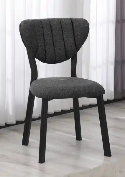 Lumodi Mobilya Elma Keten Mutfak Sandalyesi Modern Tasarım ve Dayanıklılık Sunar