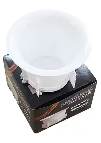 Luxwares Wc Matik Sessiz Alaturka Tuvalet Kapağı Çift Kapak Modern ve Hijyenik Tasarım