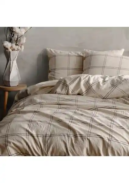 Macas Home Hera %100 Pamuklu Çift Kişilik Nevresim Takımı Modern ve Dayanıklı Tasarım