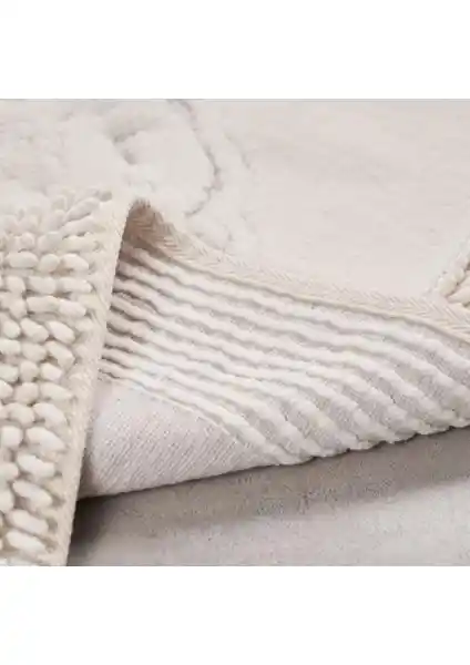 Madame Clean Tiffany 2'li Pamuklu Klozet Takımı Modern ve Hijyenik Banyo Dekorasyonu İçin