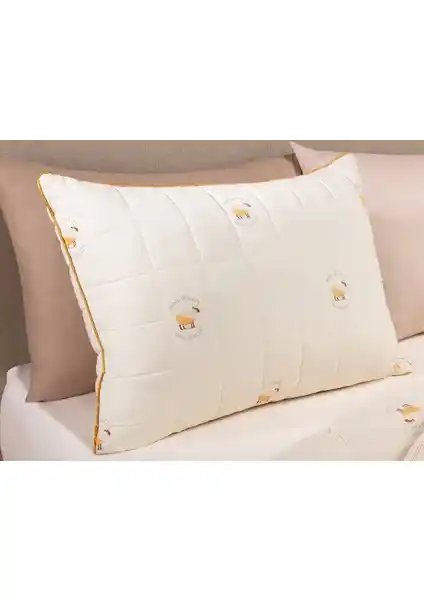 Madame Coco Calme Yün Yastık Bej: Doğal ve Konforlu Uyku İçin Sağlıklı Seçenek