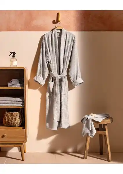 Madame Coco Carla Kimono Bornoz Seti: Yüksek Emicilik ve Şık Tasarım ile Konfor Sunar