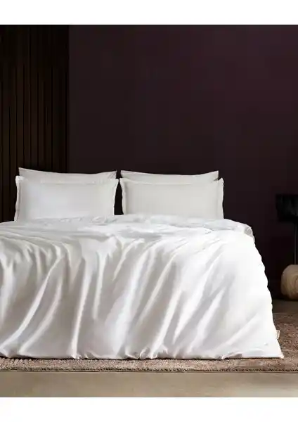 Madame Coco Clarette King Size Bambu Saten Nevresim Takımı Yüksek Kalite ve Şıklık Sunar