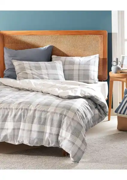 Madame Coco Fontaine Haki Çift Kişilik Pamuk Ranforce Nevresim Takımı 200x220 cm