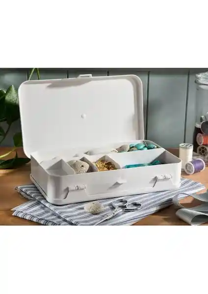 Madame Coco Gaten Düzenleyici Kutu Soft Ekru: Pratik ve Şık Takı Depolama Çözümü