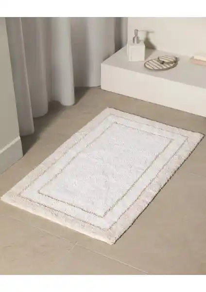 Madame Coco Giverny Banyo Paspası: Şık ve Güvenli Pamuk Banyo Aksesuarı