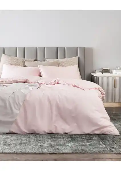 Madame Coco Loire King Size Tencel Nevresim Takımı Pudra Renk ile Şıklık ve Konfor Sunar