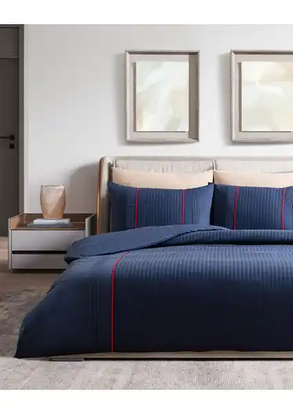 Madame Coco Mousse Çift Kişilik Nervürlü Nevresim Takımı: Şıklık ve Konforun Birleşimi