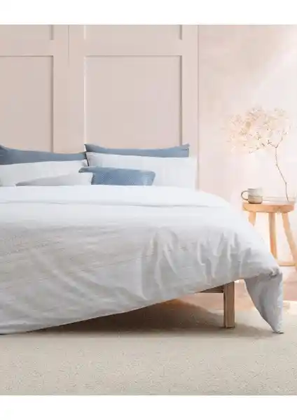 Madame Coco Niort King Size %100 Pamuk Ranforce Nevresim Takımı Bej Renkli Modern ve Şık Tasarım