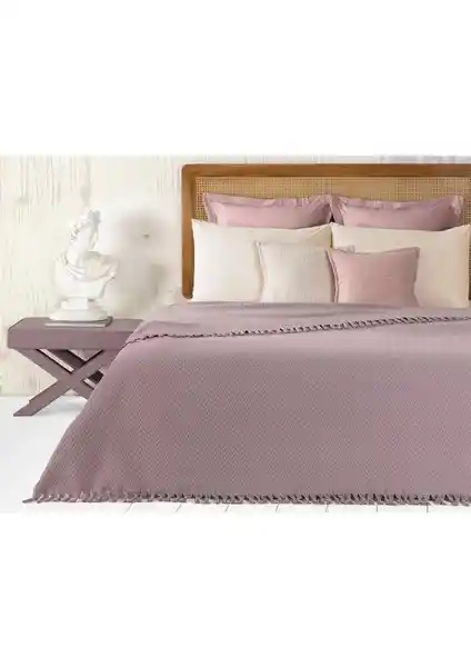 Madame Coco Stephane Mürdüm Çift Kişilik Yatak Örtüsü Şık ve Dayanıklı Tasarım