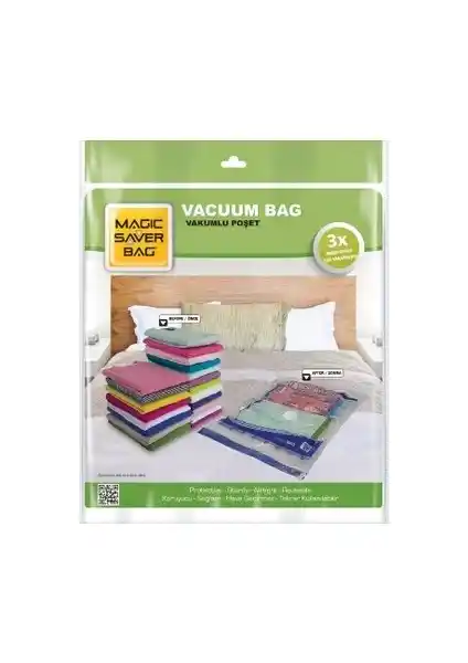 Magic Saver Bag Büyük Boy Vakumlu Hurç ile Alan Tasarrufu ve Pratik Saklama Çözümü