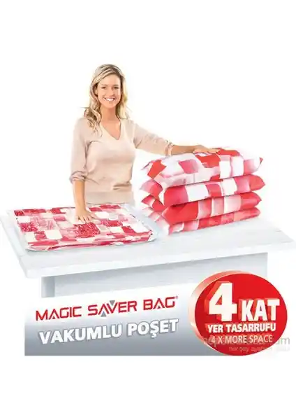 Magic Saver Bag Vakumlu Hurç Seti ile Ev ve Seyahatlerde Pratik ve Ekonomik Saklama Çözümü
