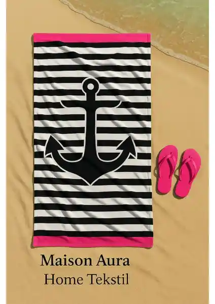 Maison Aura Plaj Havlusu Modern Tasarım ve Fonksiyonellik Sunan Hafif ve Dayanıklı Seçenek