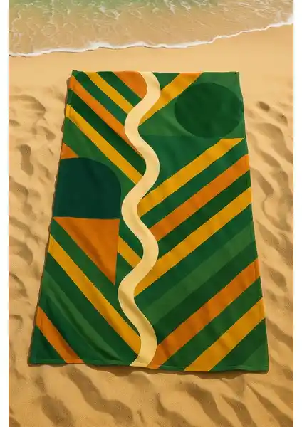 Maison Aura Plaj Havlusu: Modern ve Sürdürülebilir Tasarım ile Konfor Sunan Plaj Aksesuarı